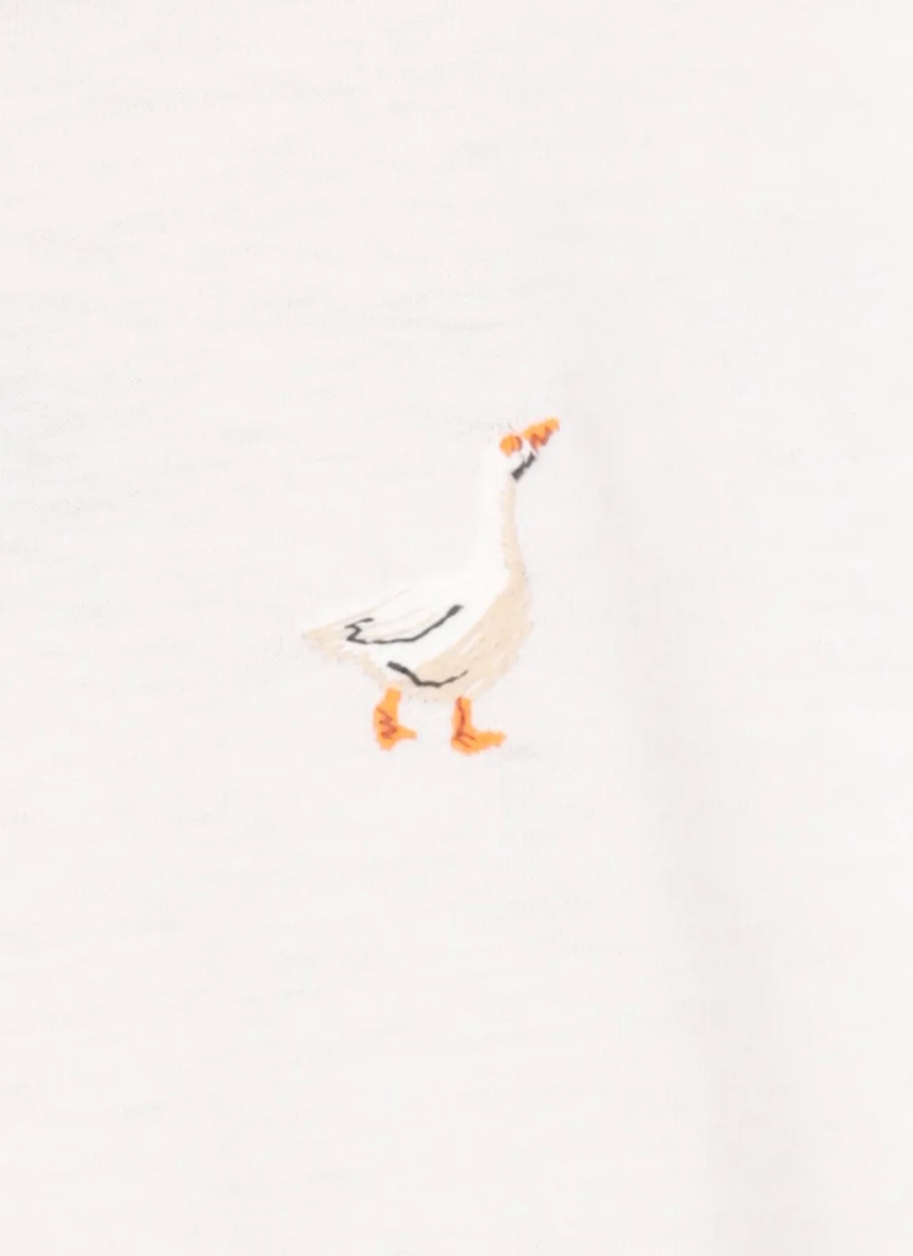 Moschino Duck Embroidered Jersey T-Shirt