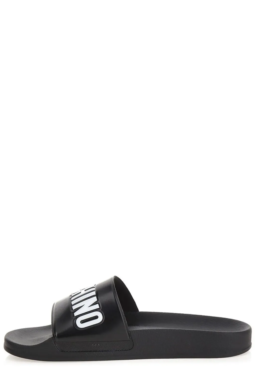 Moschino Logo Slide Sandals