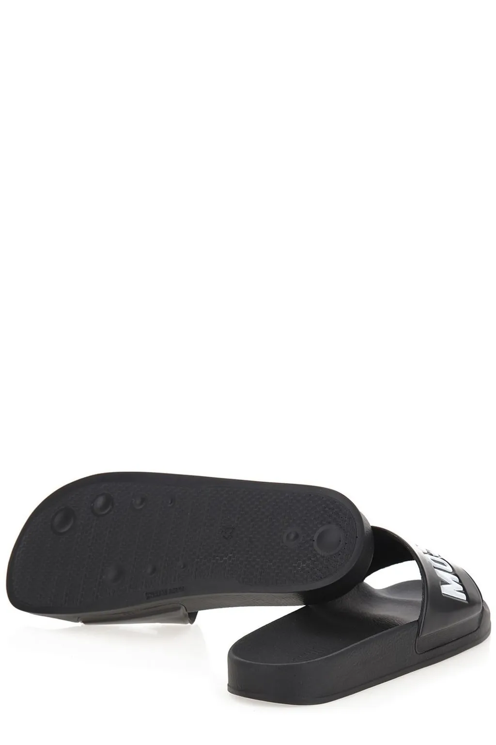 Moschino Logo Slide Sandals
