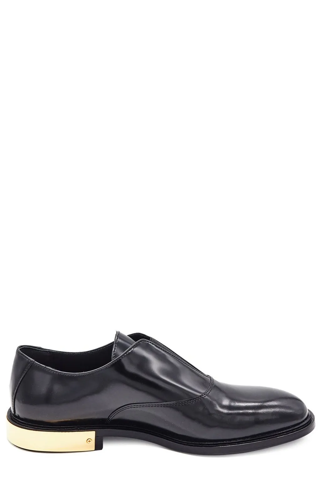 Moschino Almond Toe Slip-On Loafers
