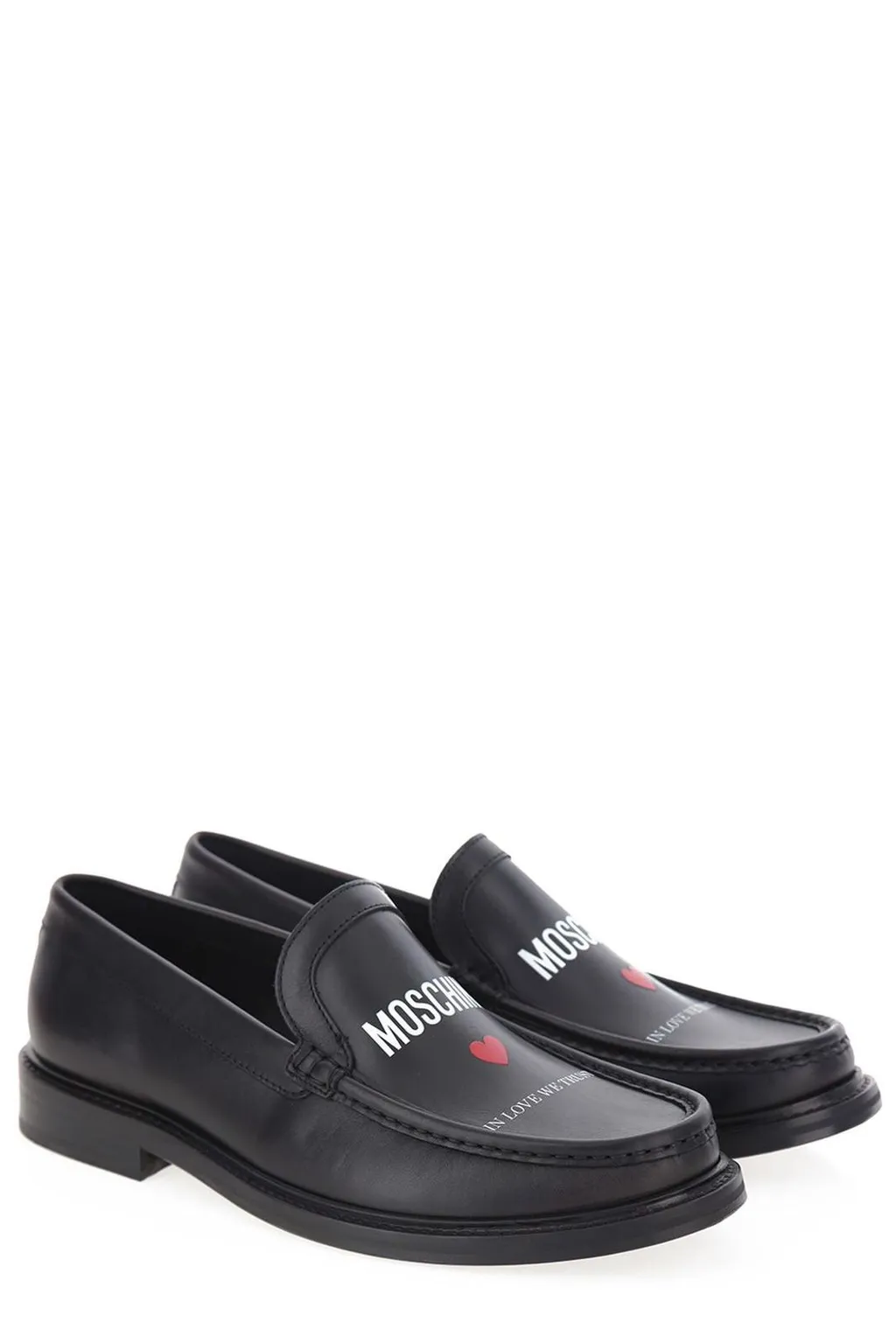 Moschino Heart Detail Loafers
