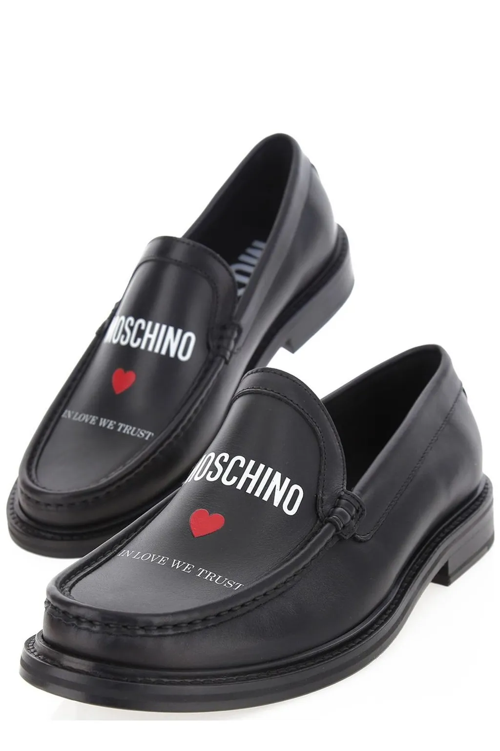 Moschino Heart Detail Loafers