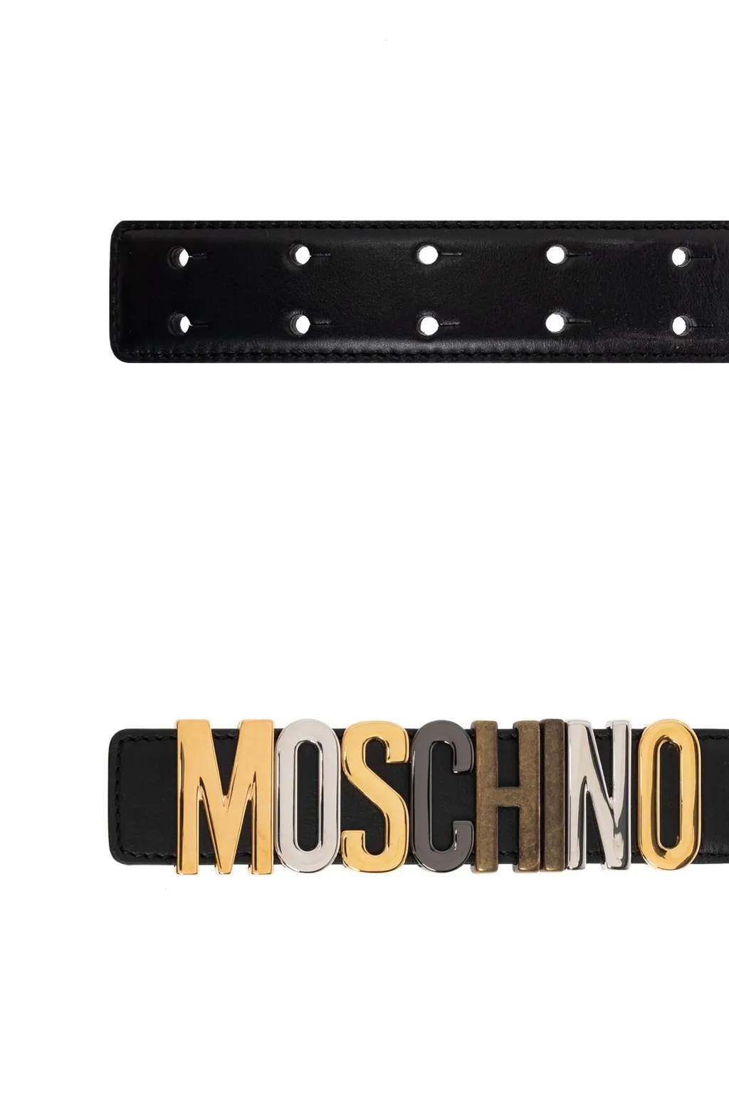 Moschino Logo Lettering Belt