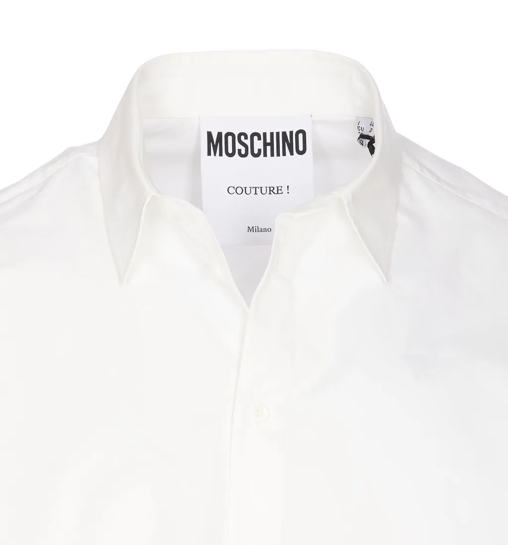 Moschino Heart-Embroidered Long Sleeved Shirt