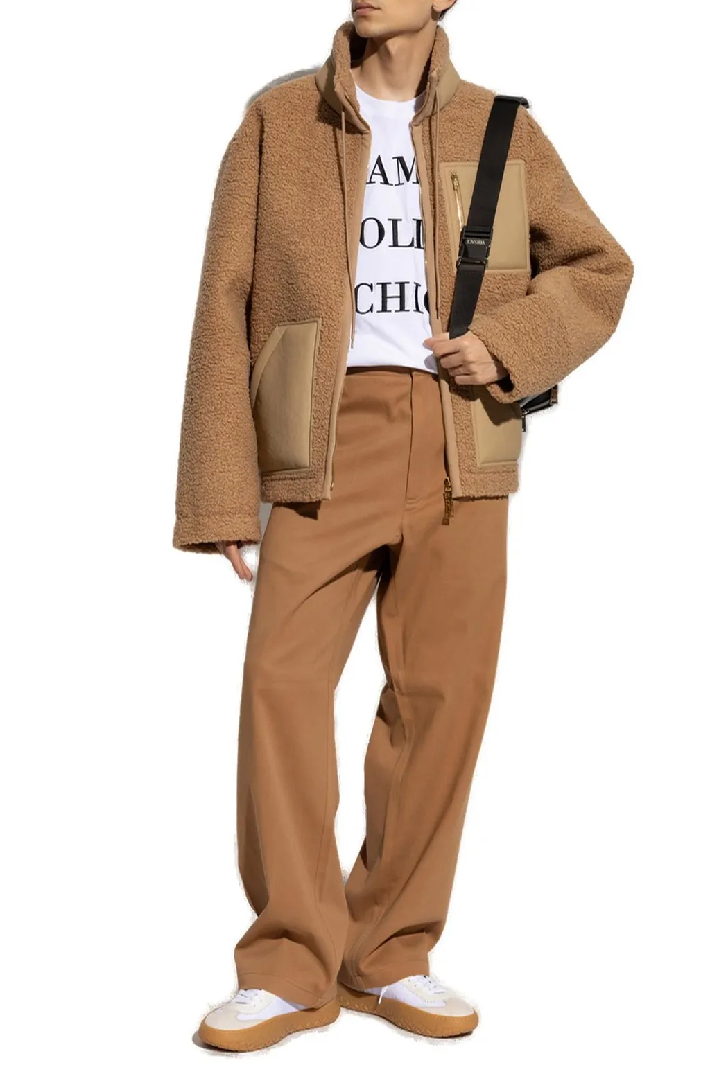 Moschino Slogan Printed Crewneck T-Shirt