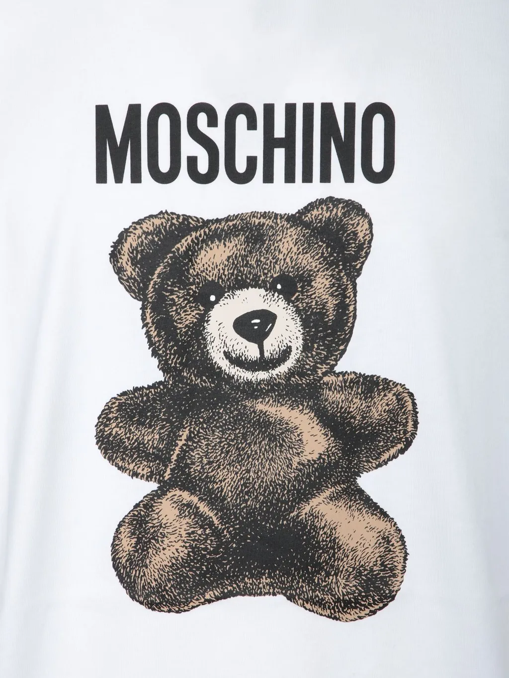 Moschino Teddy Bear Printed Crewneck T-Shirt