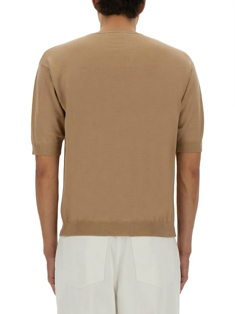 Moschino Fine-Knit Crewneck T-Shirt