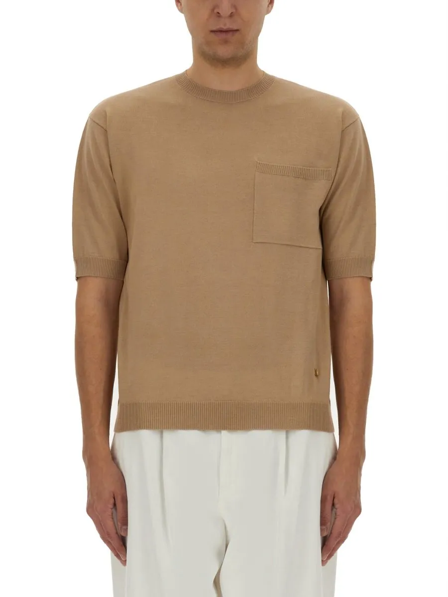 Moschino Fine-Knit Crewneck T-Shirt