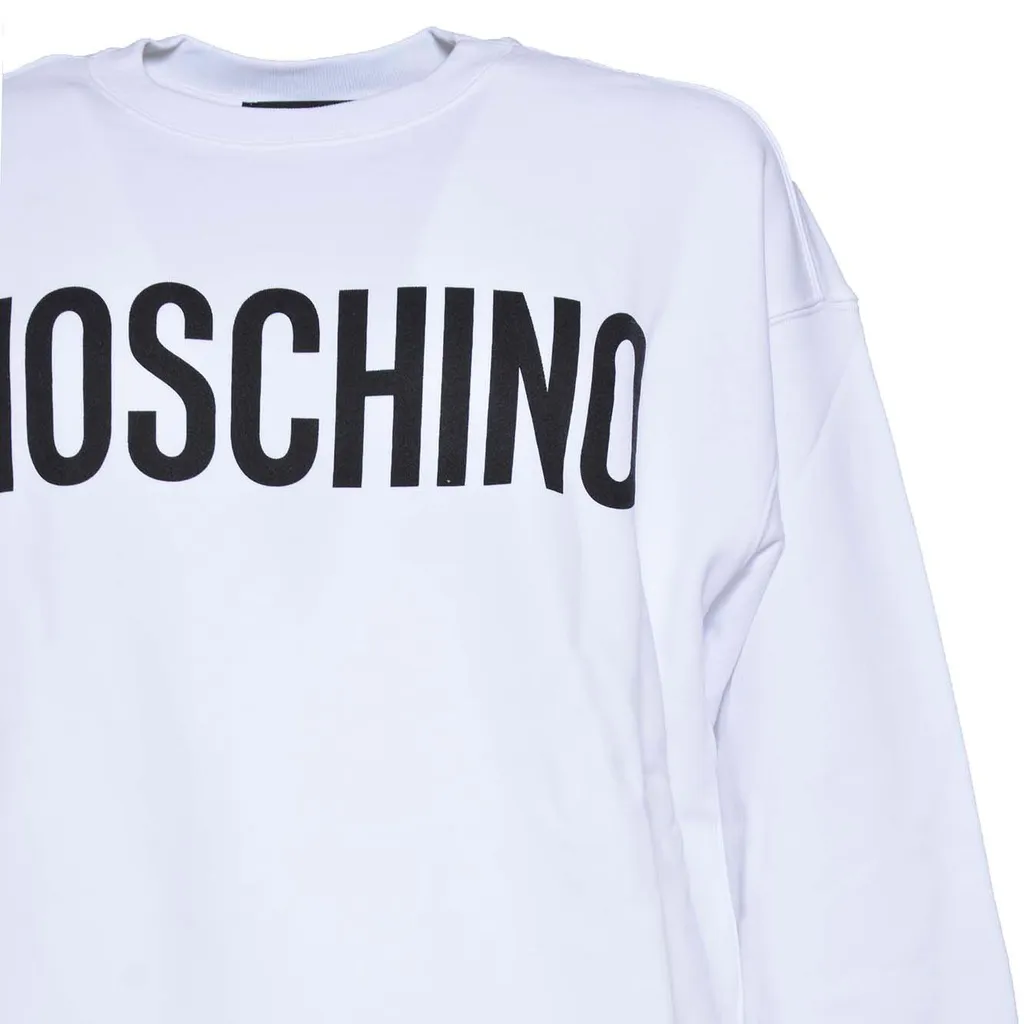 Moschino Logo Printed Crewneck Sweatshirt