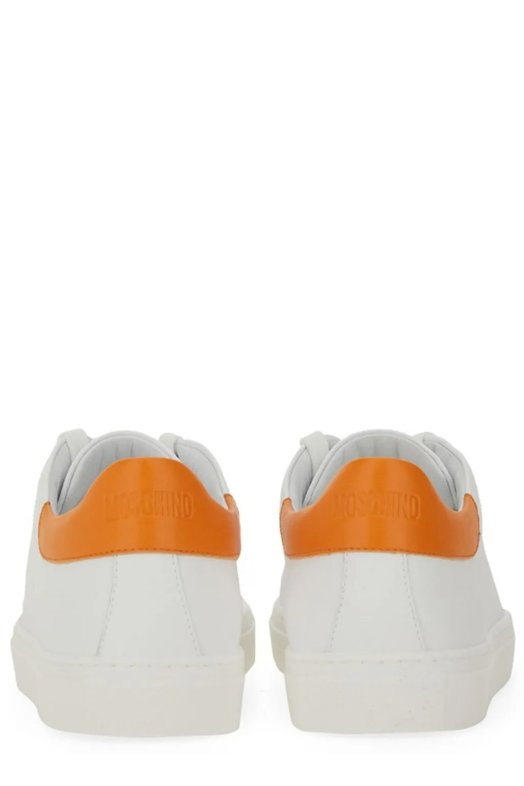 Moschino Round Toe Low-Top Sneakers