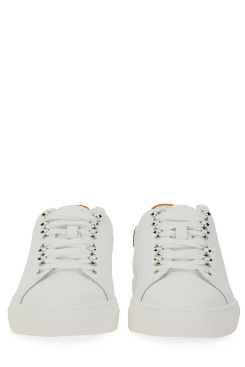 Moschino Round Toe Low-Top Sneakers