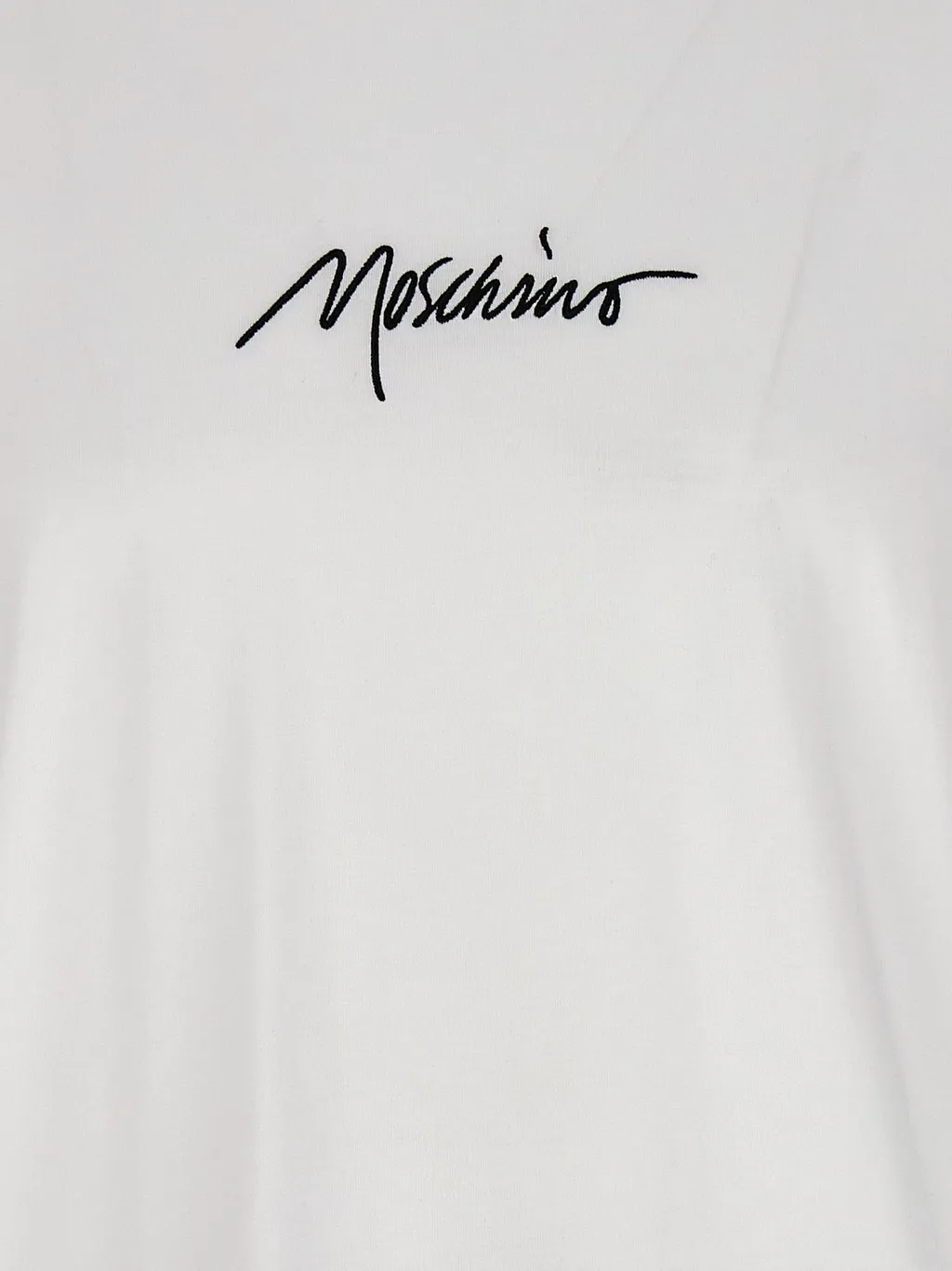 Moschino Logo Embroidered Crewneck T-Shirt