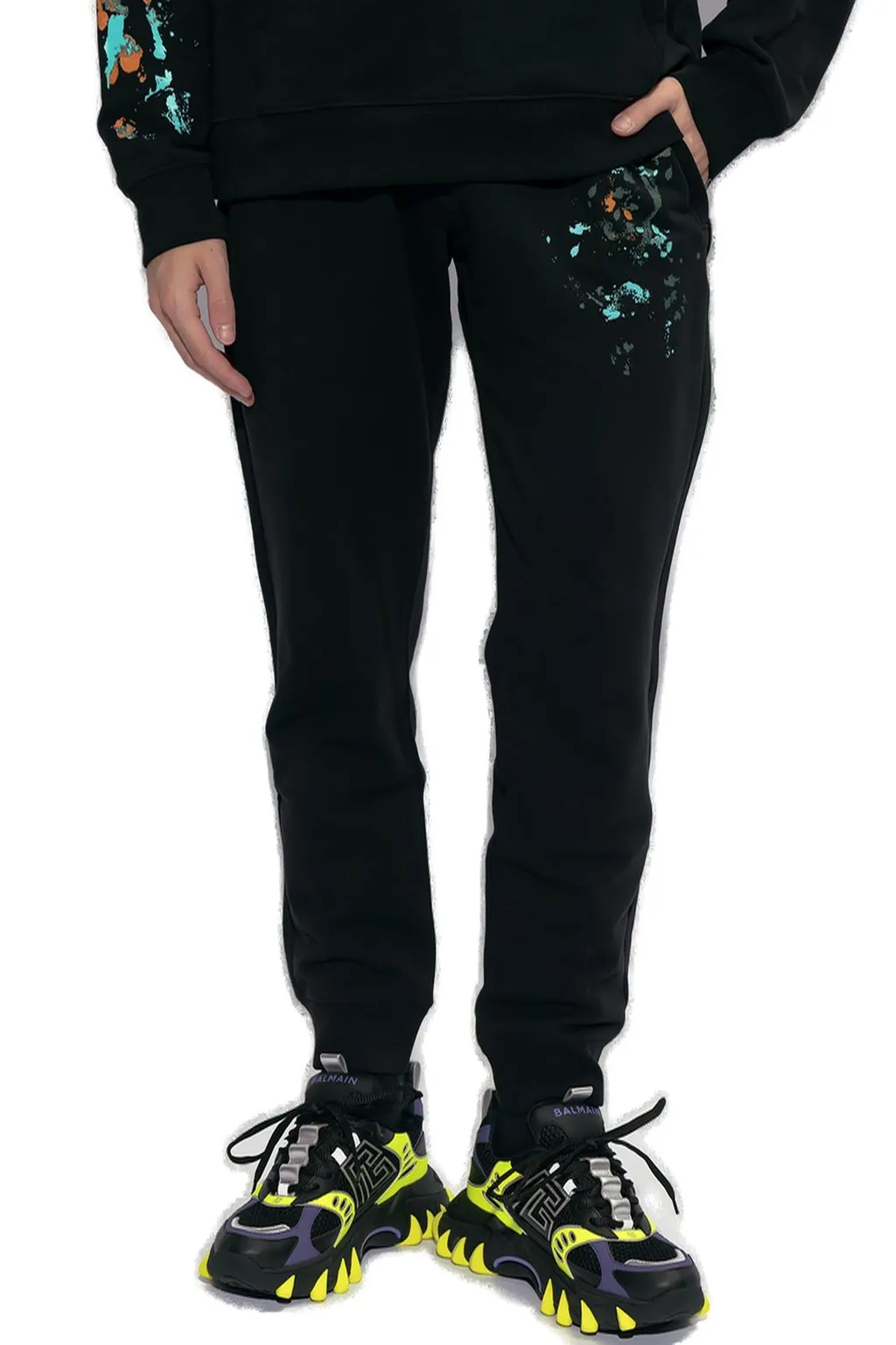 Moschino Logo-Printed Trousers