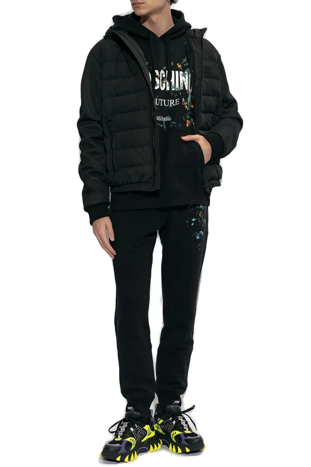 Moschino Logo-Printed Trousers