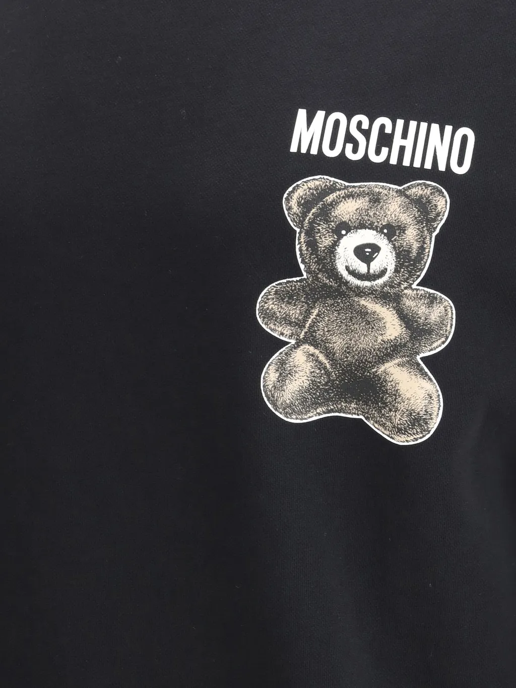 Moschino Teddy Bear Printed Crewneck Sweatshirt