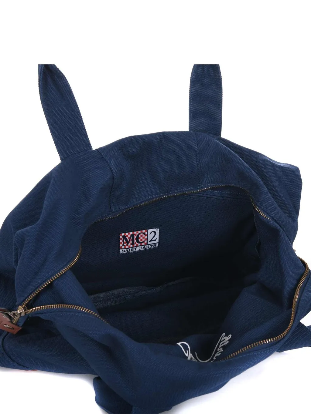 Mc2 Saint Barth Logo Tote Bag