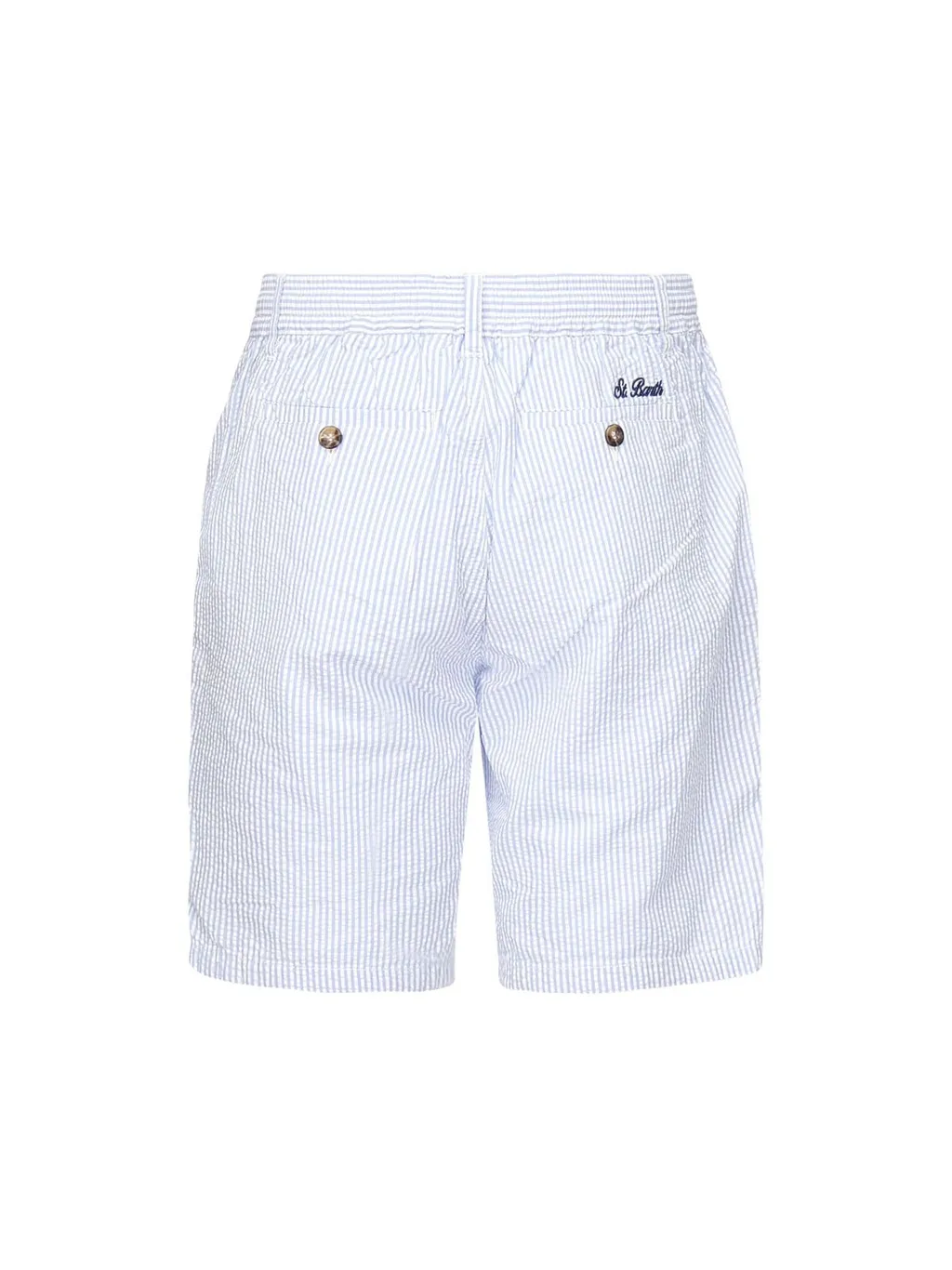 Mc2 Saint Barth Striped Drawstring Shorts