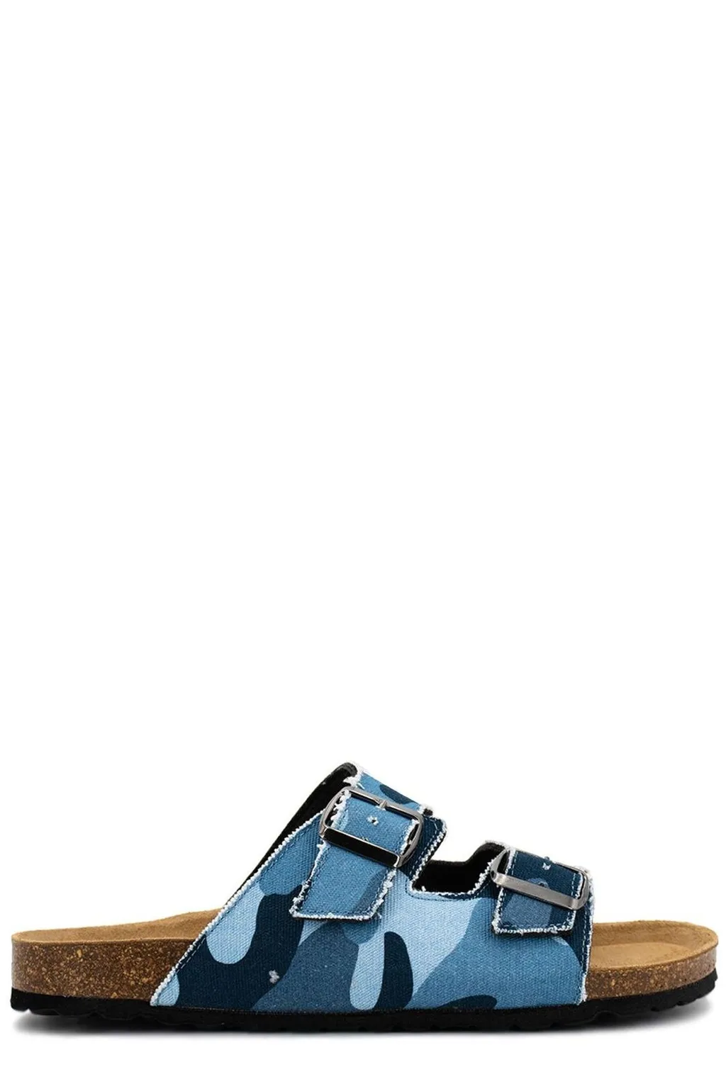 Mc2 Saint Barth Distressed Denim Sandals