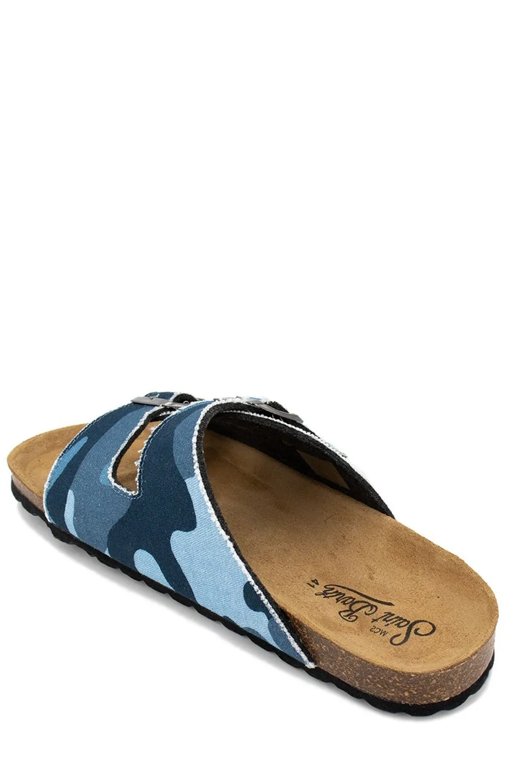 Mc2 Saint Barth Distressed Denim Sandals