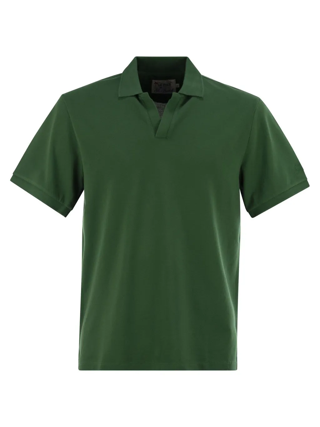 Mc2 Saint Barth Charles Piquet Buttonless Polo Shirt
