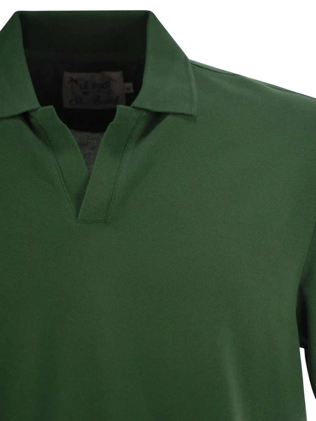 Mc2 Saint Barth Charles Piquet Buttonless Polo Shirt