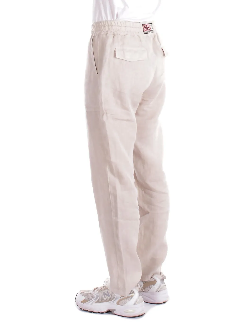 Mc2 Saint Barth Calais Logo Patch Drawstring Trousers