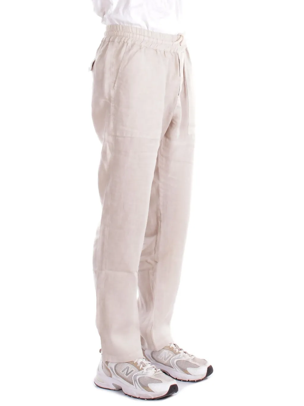 Mc2 Saint Barth Calais Logo Patch Drawstring Trousers