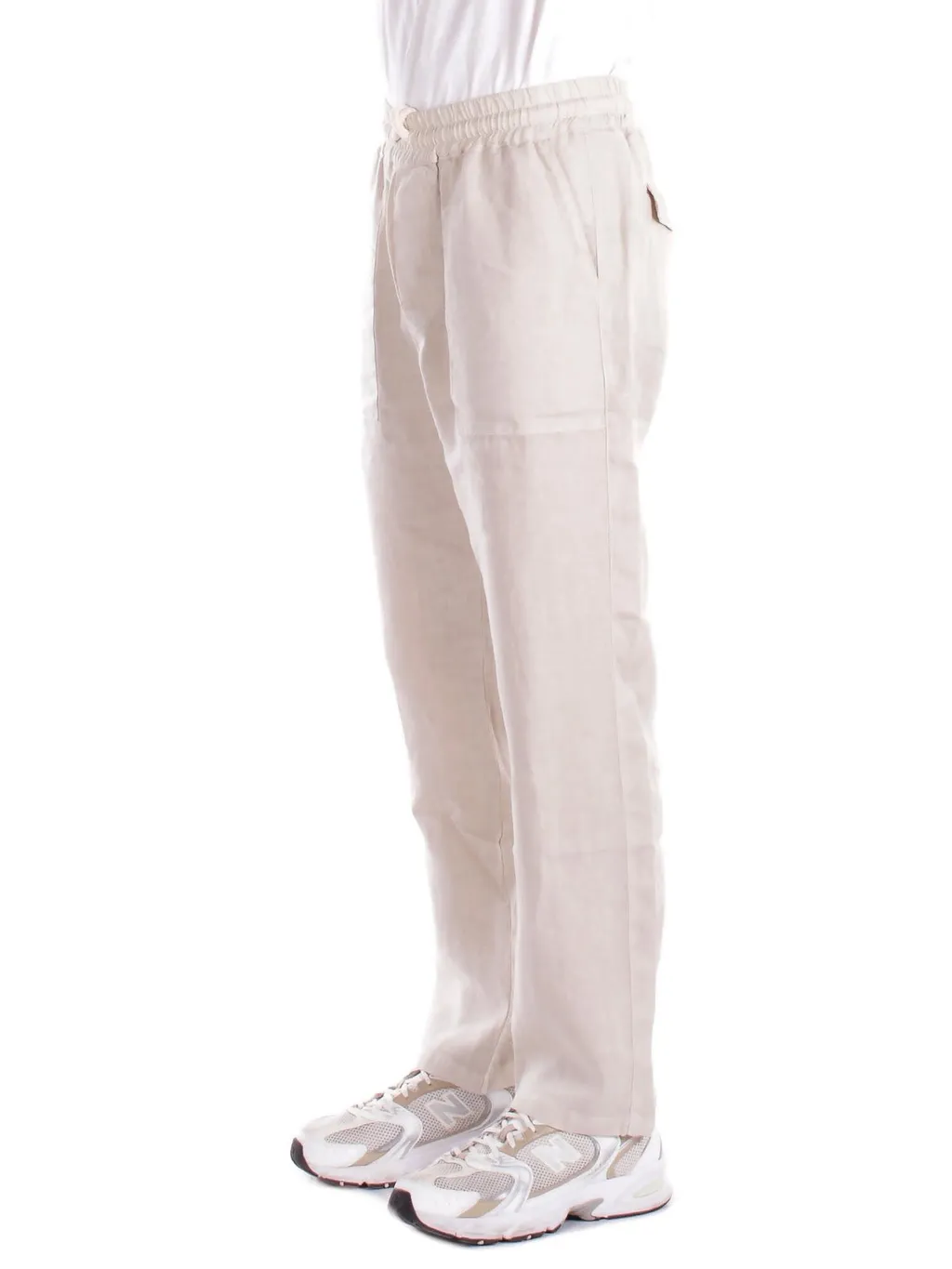 Mc2 Saint Barth Calais Logo Patch Drawstring Trousers
