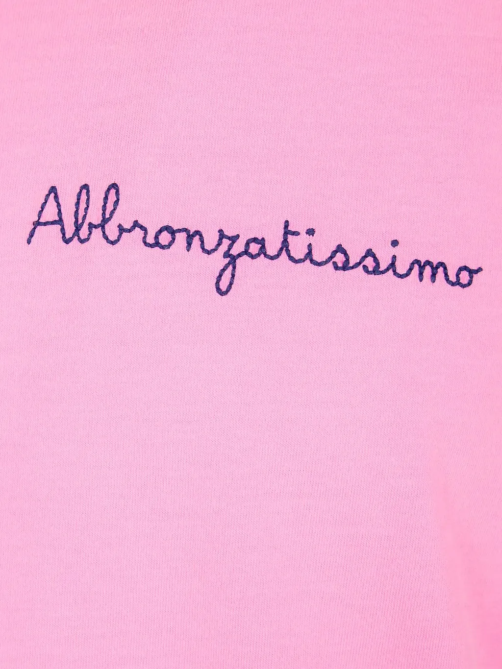 Mc2 Saint Barth Abbronzatissimo Embroidery Portofino Jersey T-Shirt