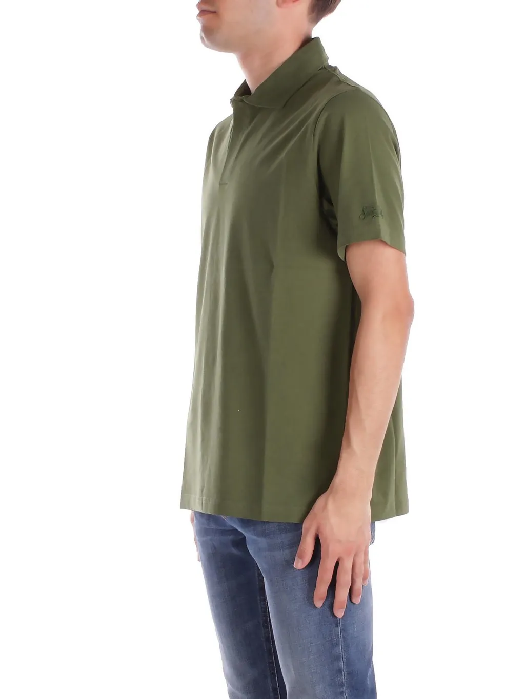 Mc2 Saint Barth Brighton Logo Embroidered Polo Shirt