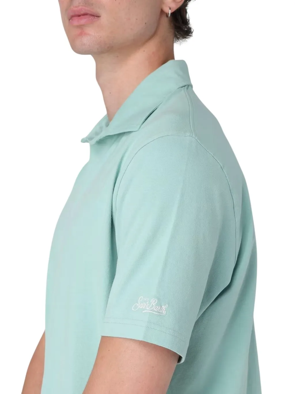 Mc2 Saint Barth Brighton Logo Embroidered Polo Shirt