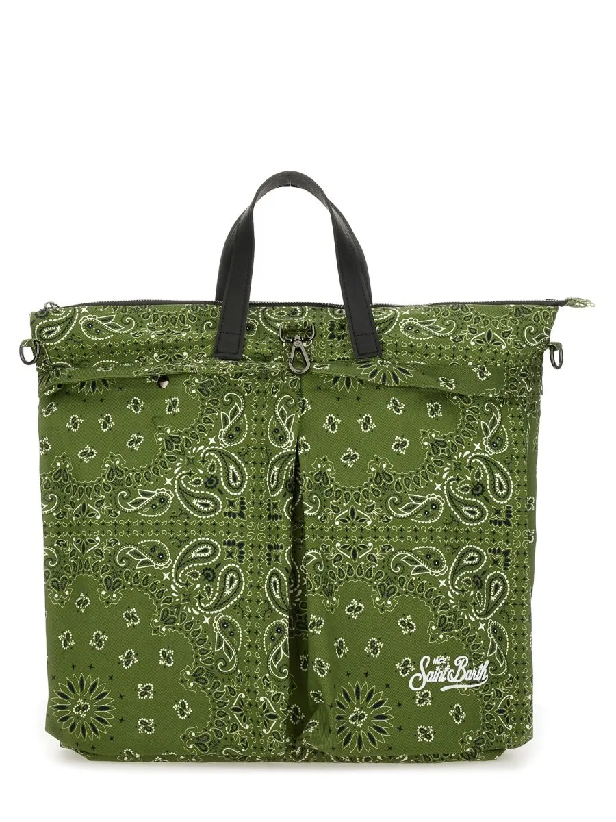 Mc2 Saint Barth Bandana Print Tote