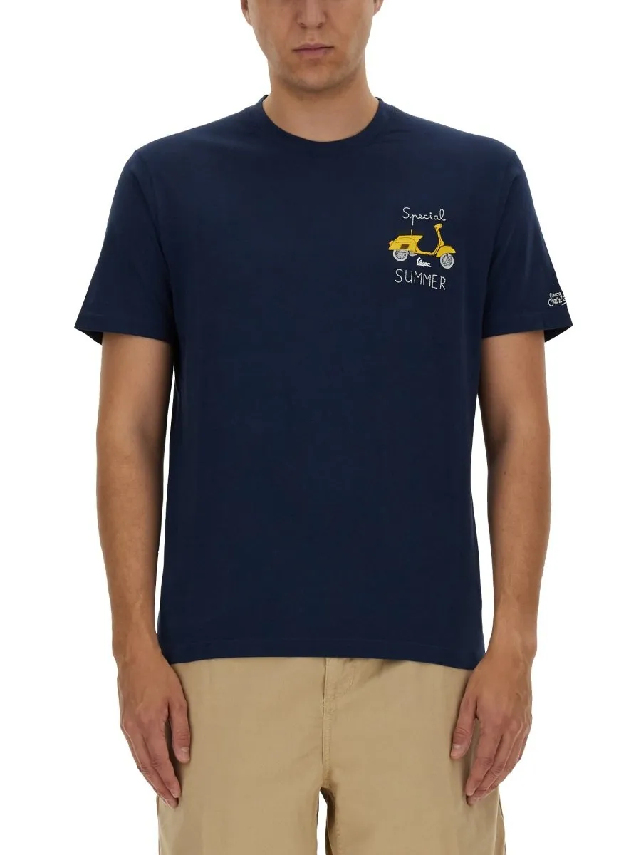 Mc2 Saint Barth Graphic Printed Crewneck T-Shirt