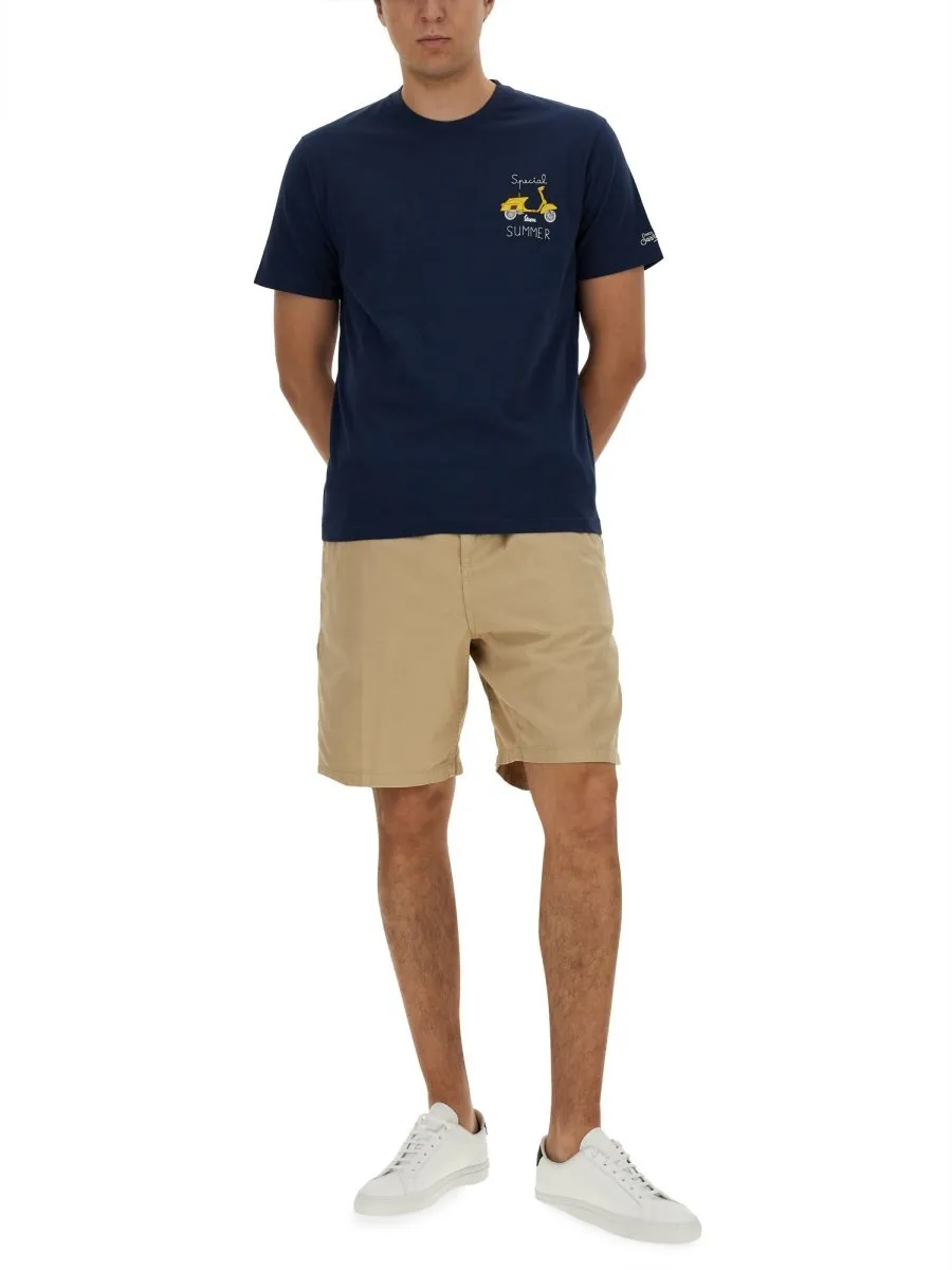 Mc2 Saint Barth Graphic Printed Crewneck T-Shirt