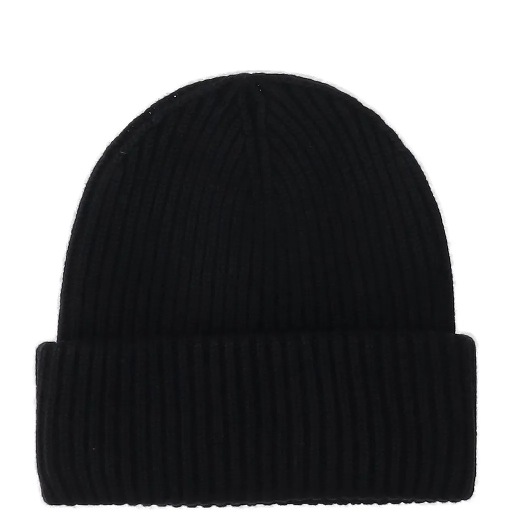 Mc2 Saint Barth Logo Patch Wengen Knitted Beanie