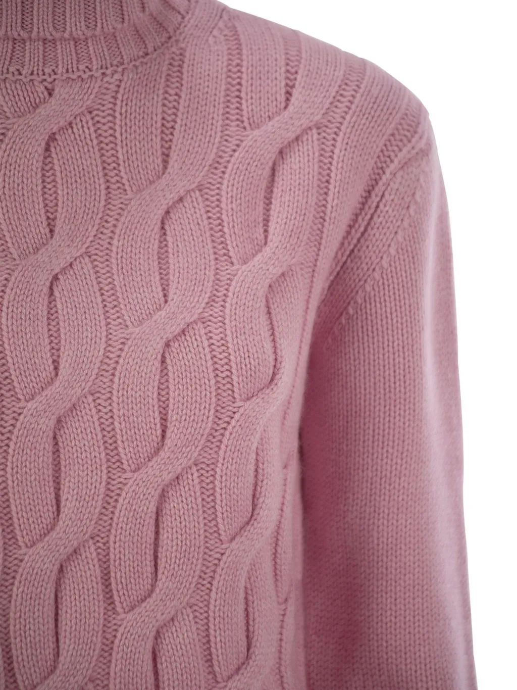 Mc2 Saint Barth Giverny Cable-Knit Turtleneck Jumper