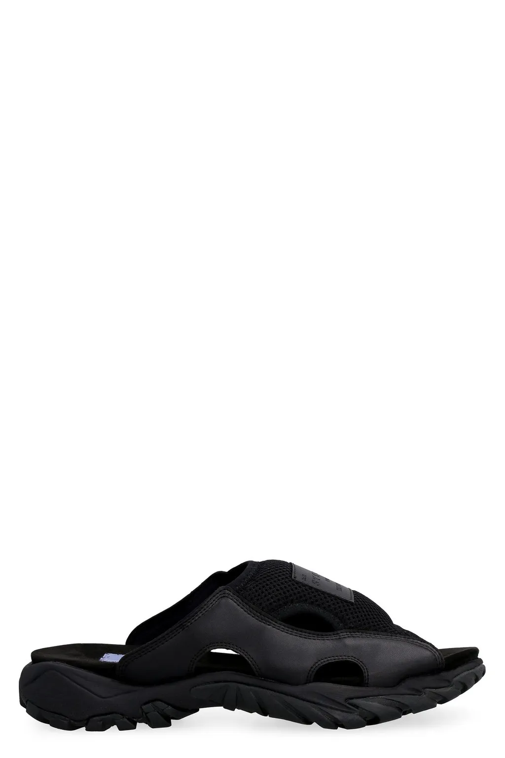 Mcq Alexander Mcqueen Striae Panelled Sliders