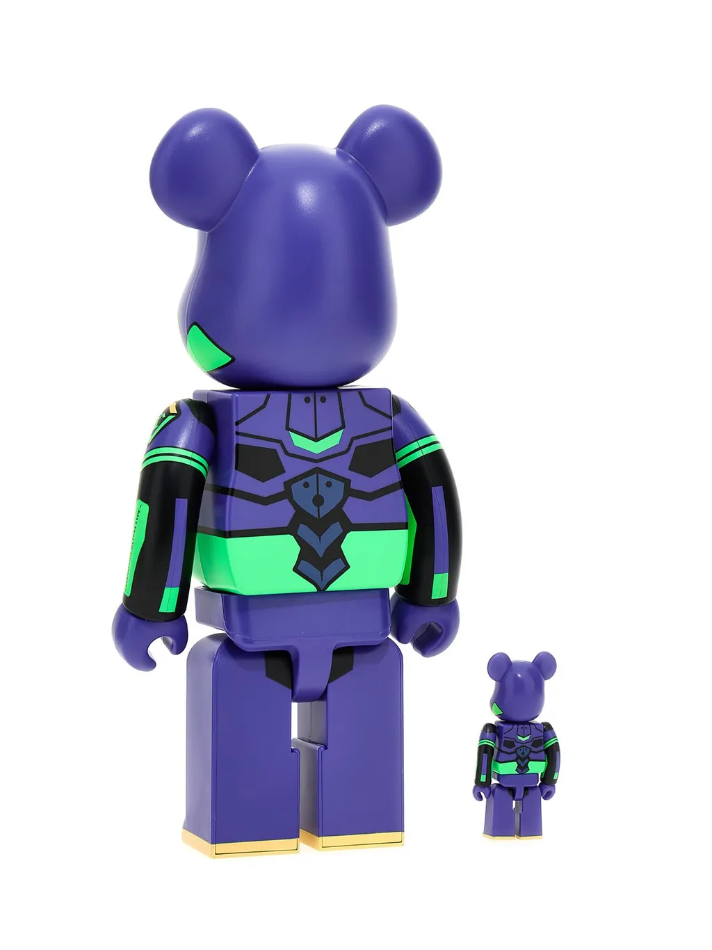 Medicom Toy X Evangelion Eva 01 100% + 400% Be@Rbrick Set