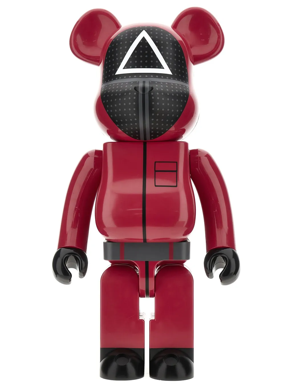 Medicom Toy X Squid Game Guard Triangle 1000% Be@Rbrick Figure