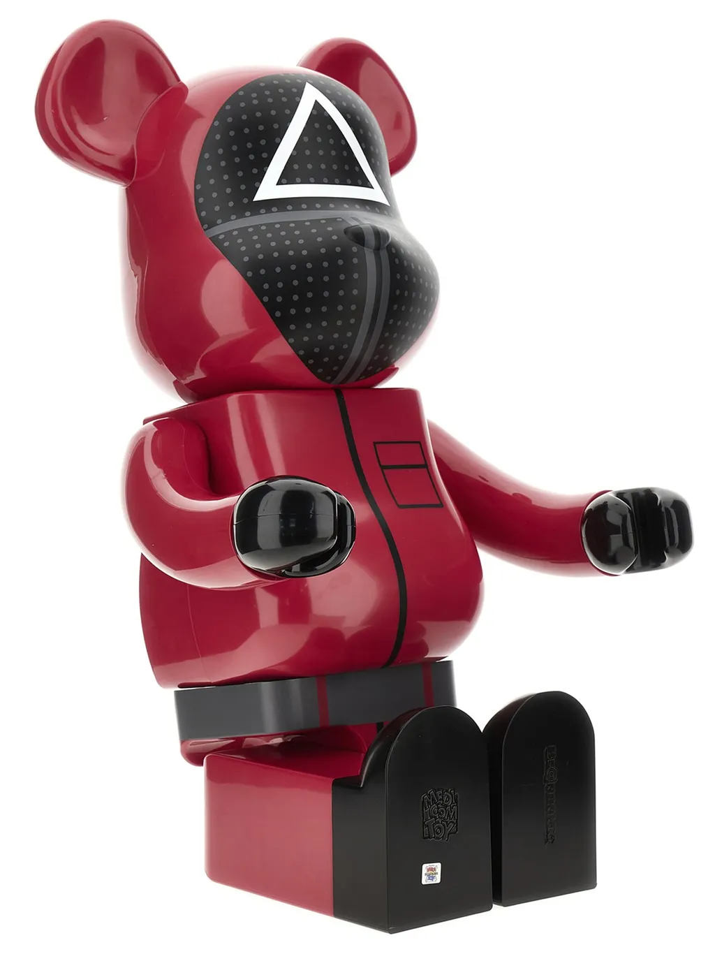 Medicom Toy X Squid Game Guard Triangle 1000% Be@Rbrick Figure