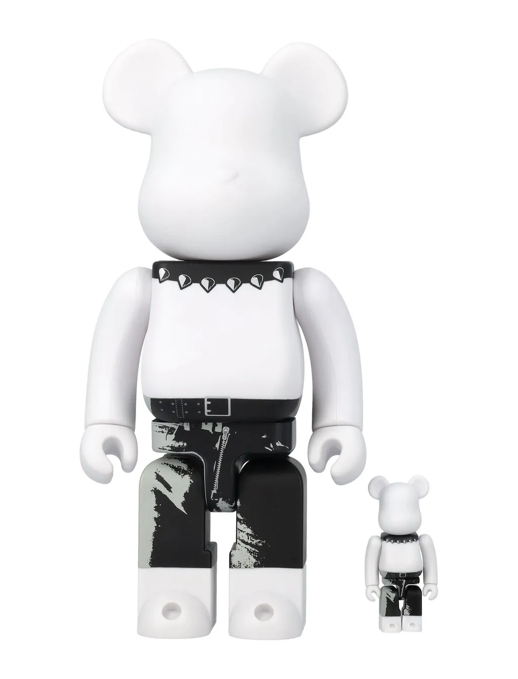 Medicom Toy The Rolling Stones Sticky Fingers 100% + 400% Be@Rbrick Figure Set