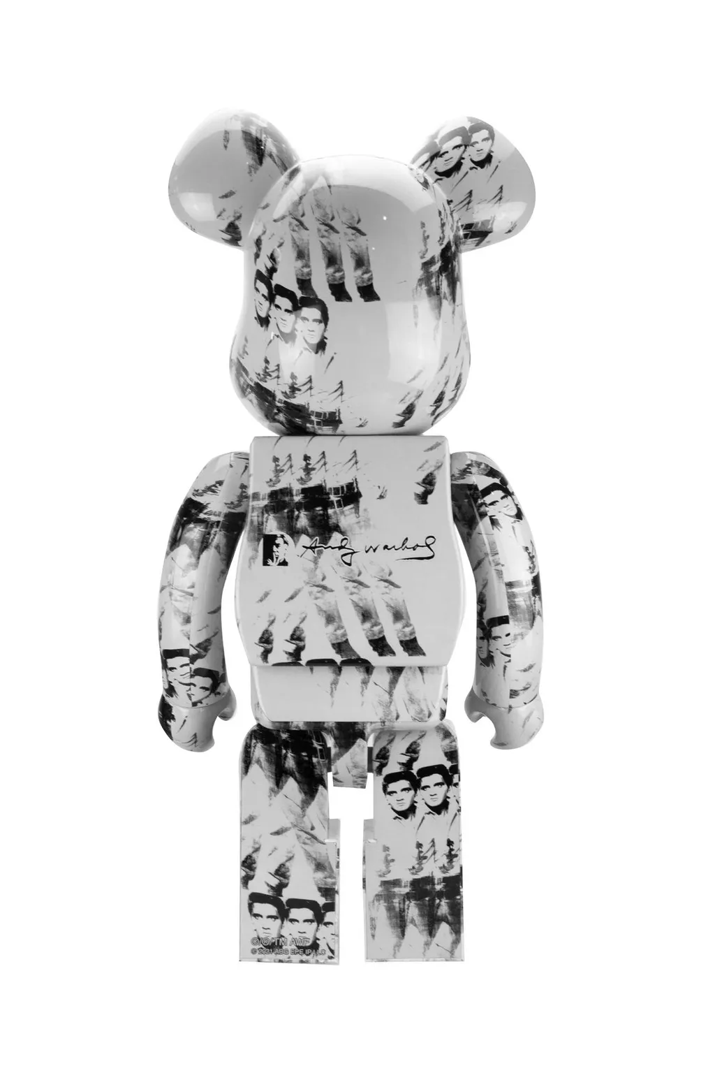 Medicom Toy X Be@Rbrick Andy Warhol Elvis Presley Figure