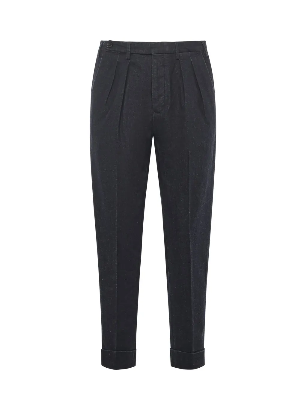 Michael Coal Pleated Cuffed Pants