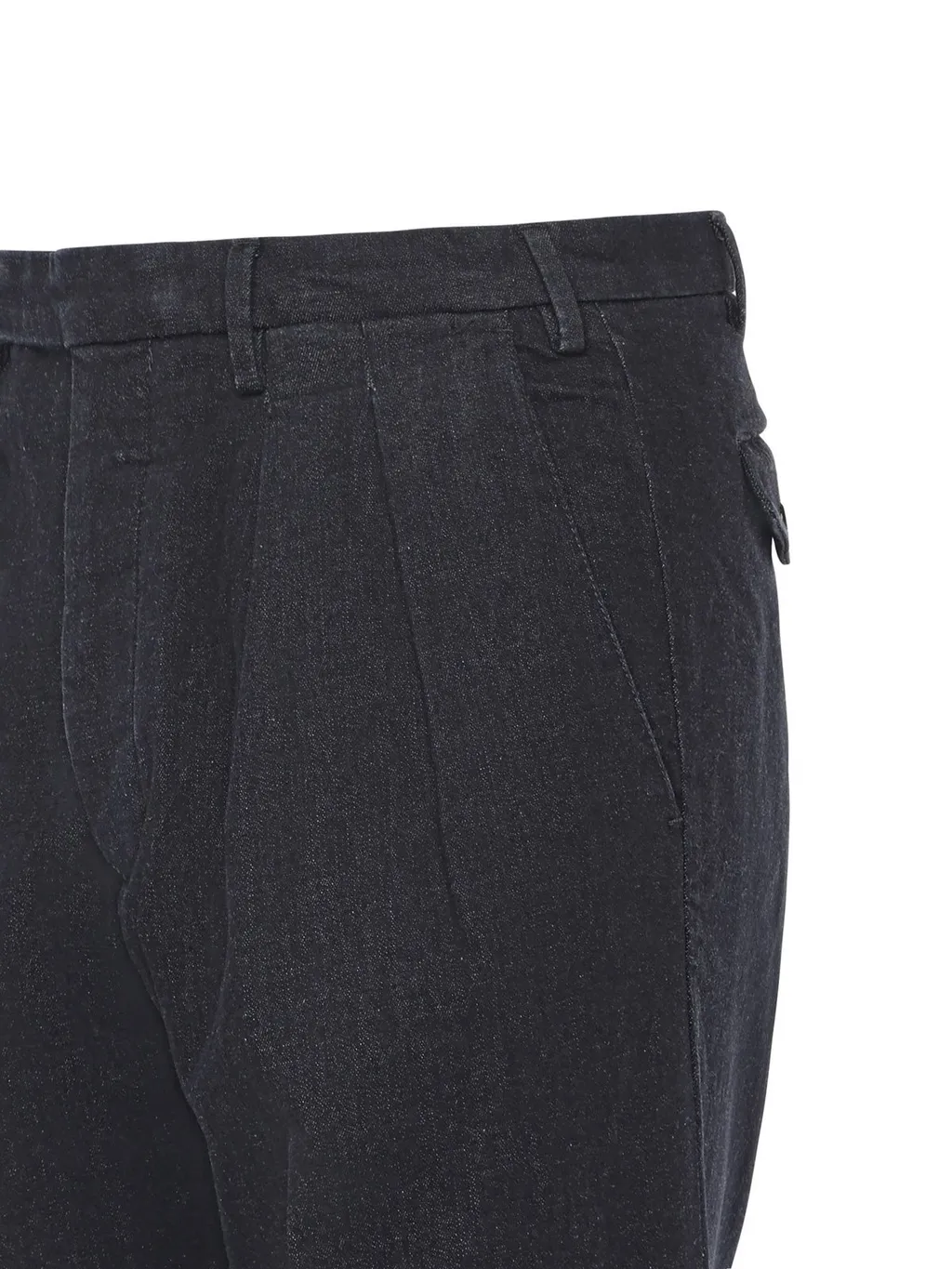 Michael Coal Pleated Cuffed Pants