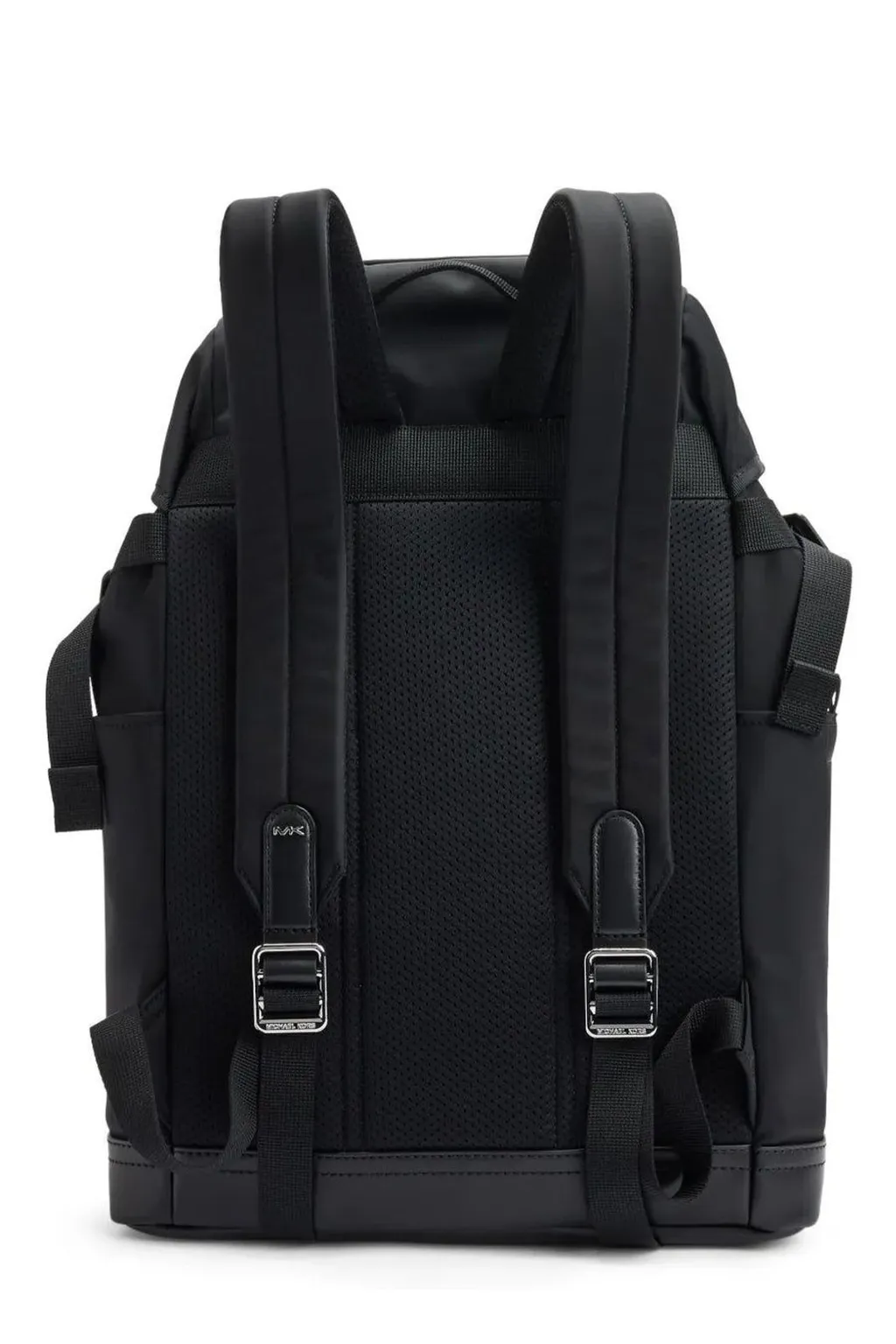 Michael Kors Brooklyn Logo Plaque Buckled Backpack