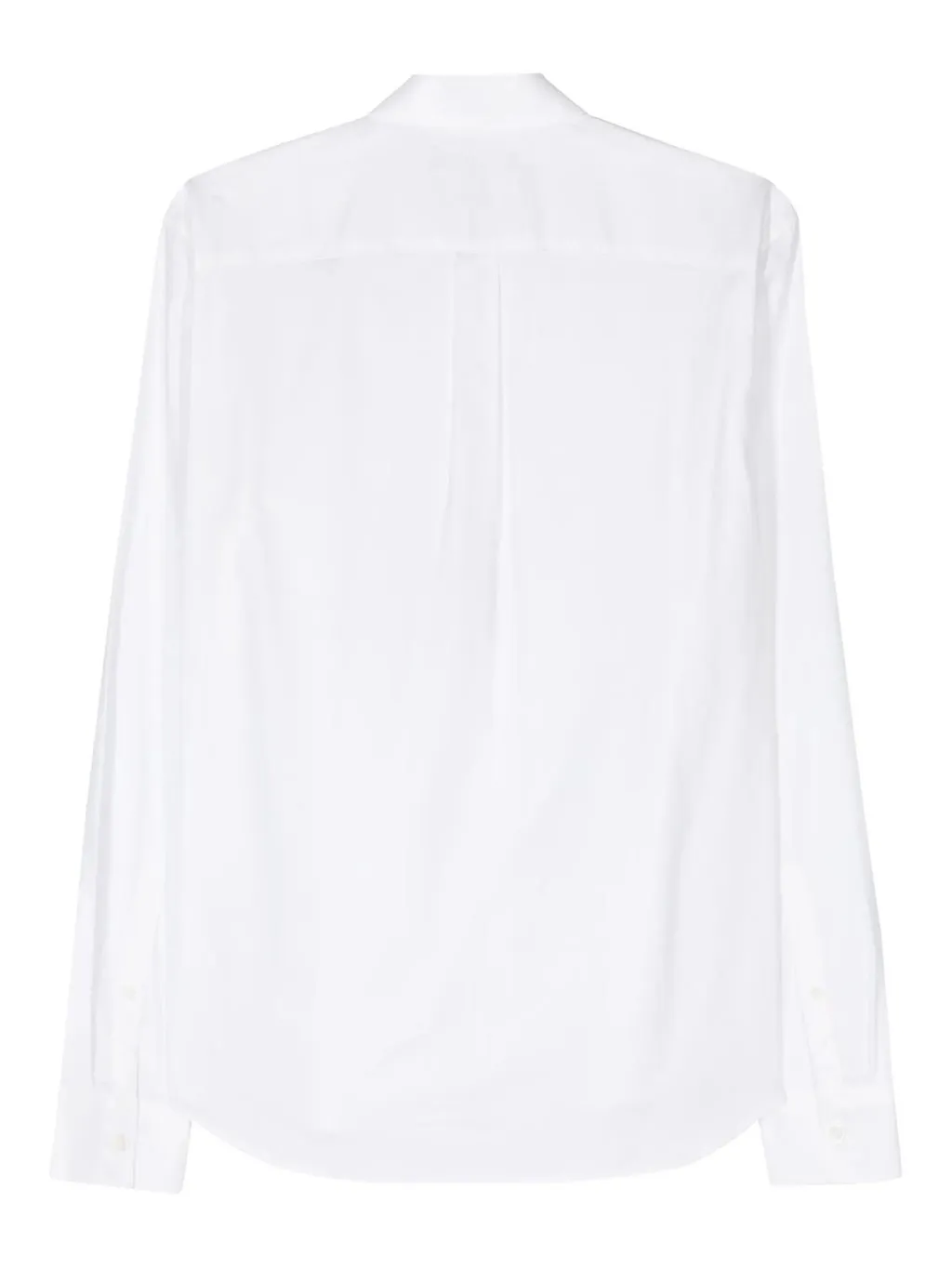 Michael Kors Button-Up Curved Hem Shirt