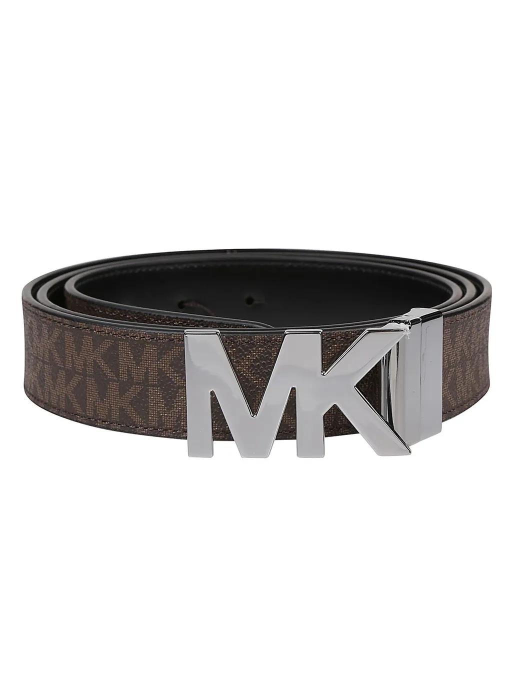 Michael Kors Logo Plaque Reversible Buckle Belt