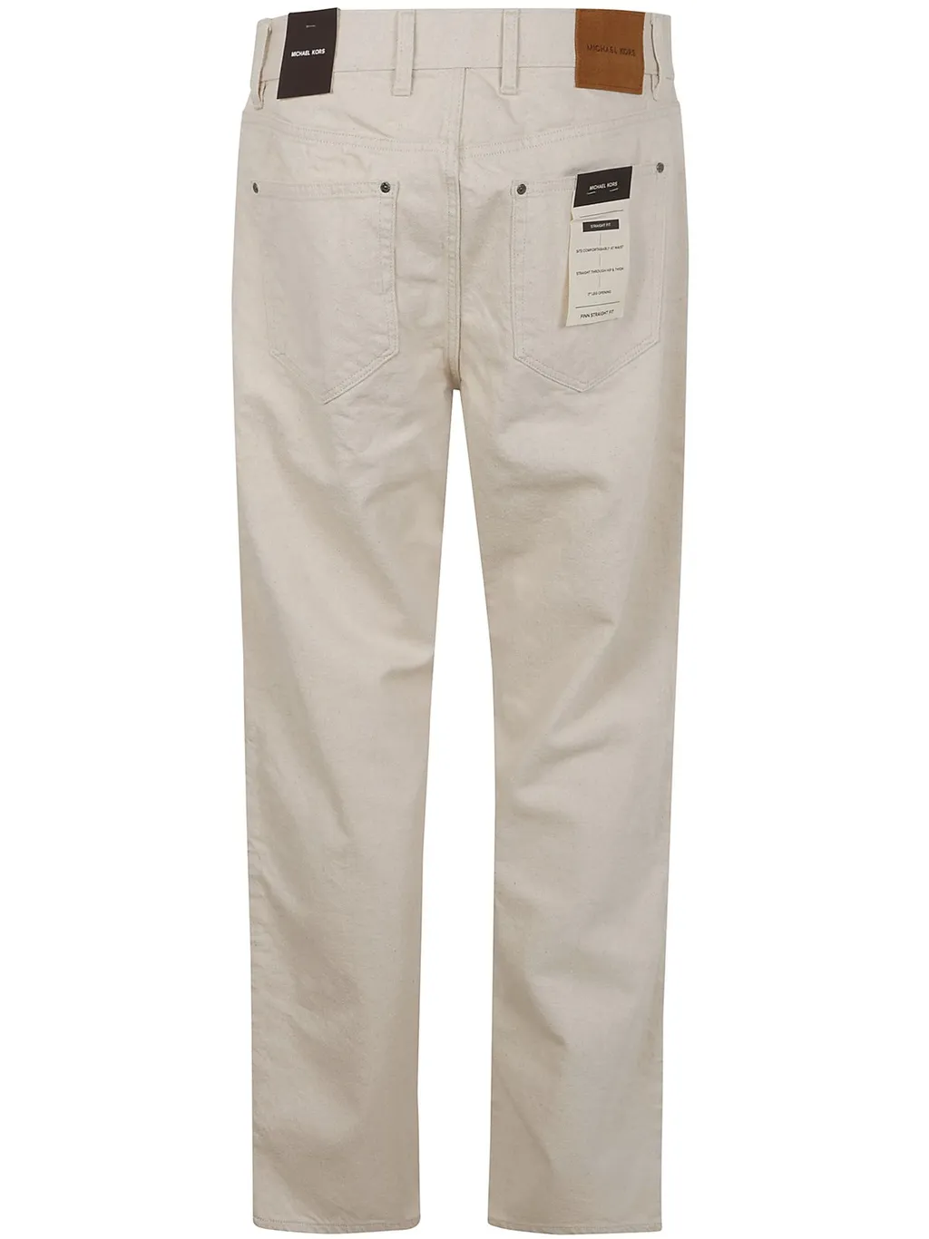Michael Kors Finn Straight-Fit Stretch Denim Jeans