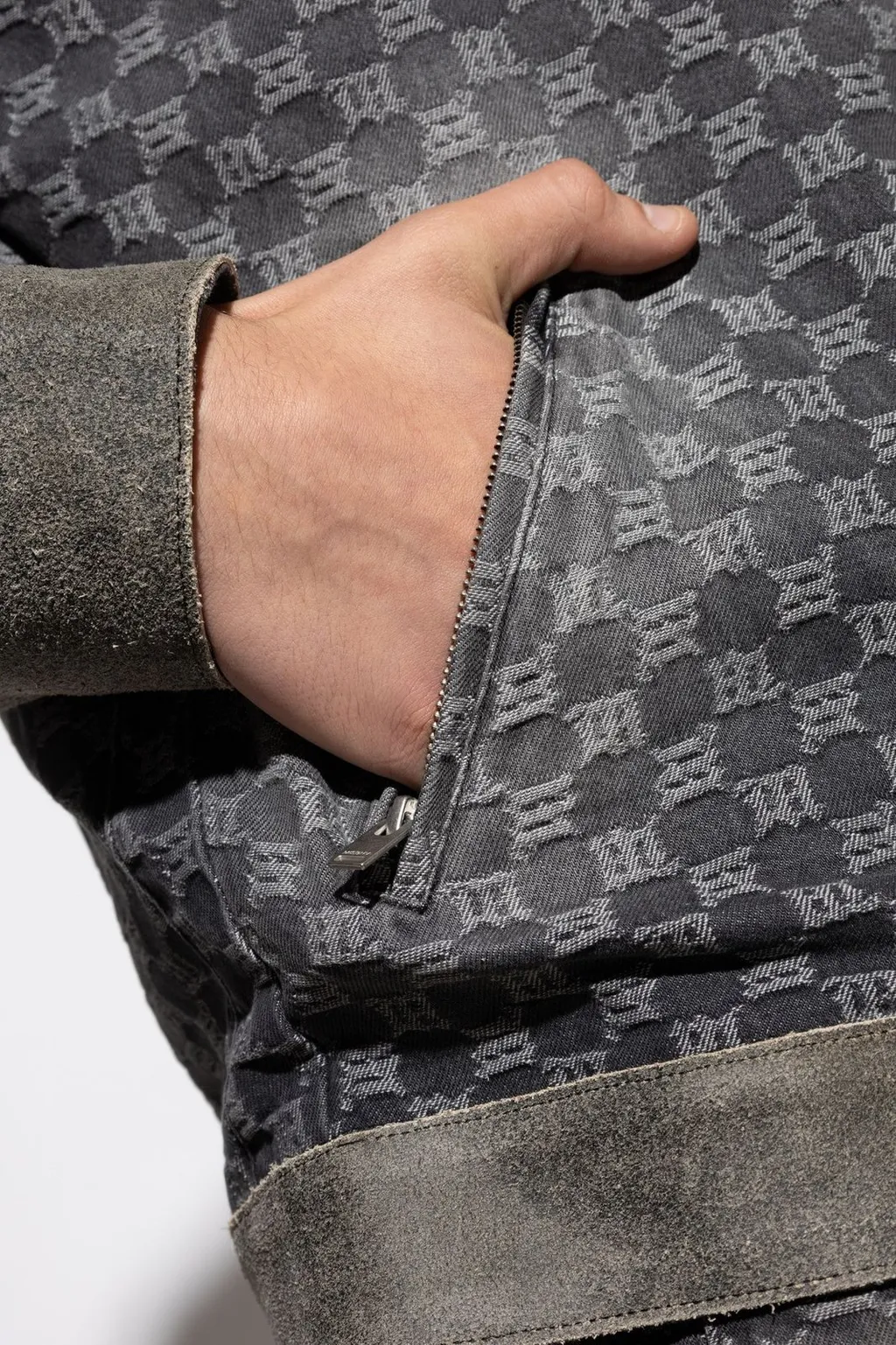 Misbhv Denim Monogram Work Jacket
