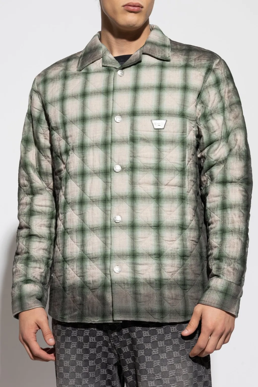 Misbhv Quilted Check Overshirt